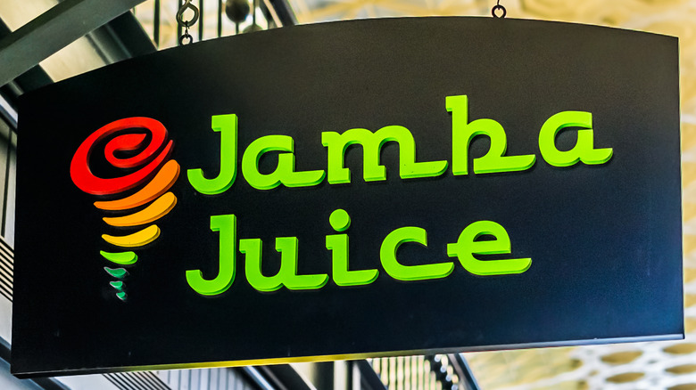 Jamba Juice sign outside location