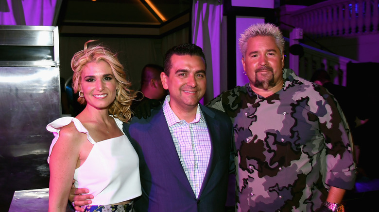 Fieri w/Valastro and his wife