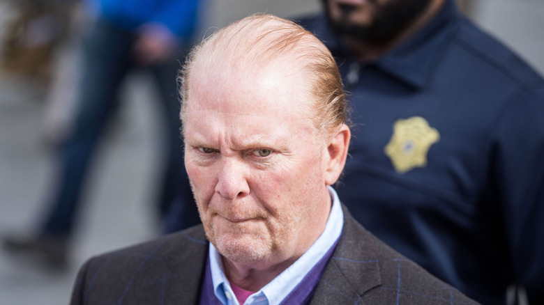 Mario Batali frowning 