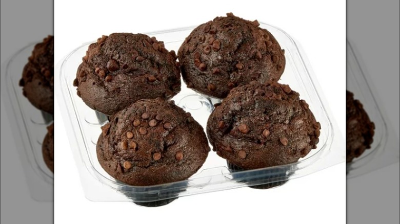 Walmart's double chocolate muffins 