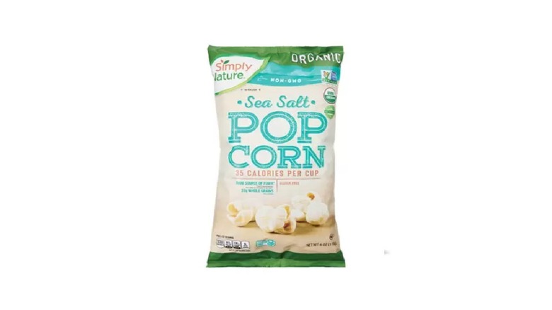 Aldi organic sea salt popcorn