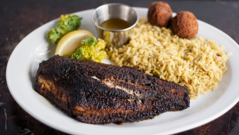 blackened fish