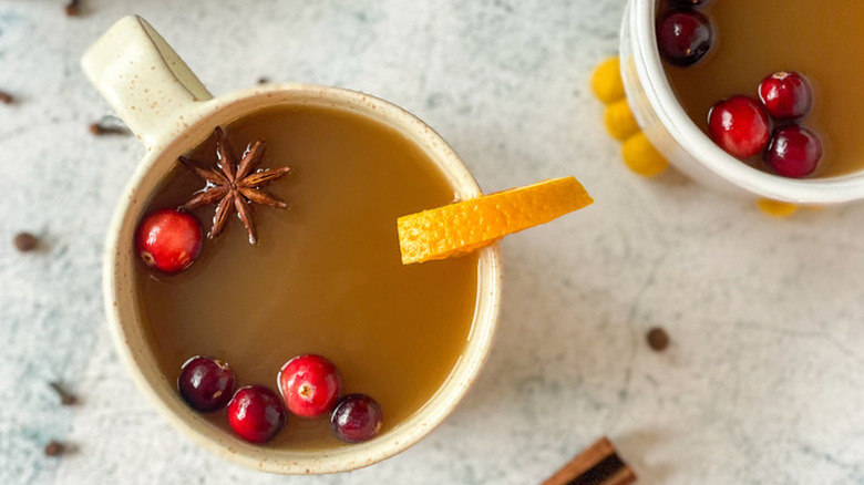 apple cider with star anise
