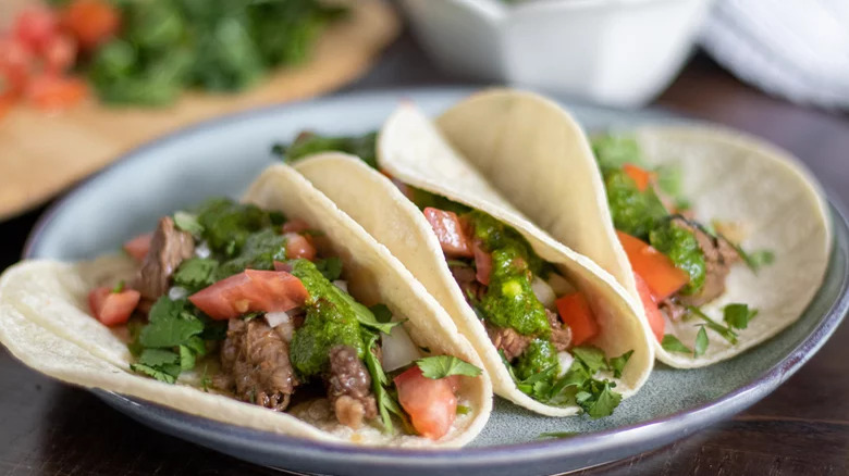 Chimichurri Steak Tacos