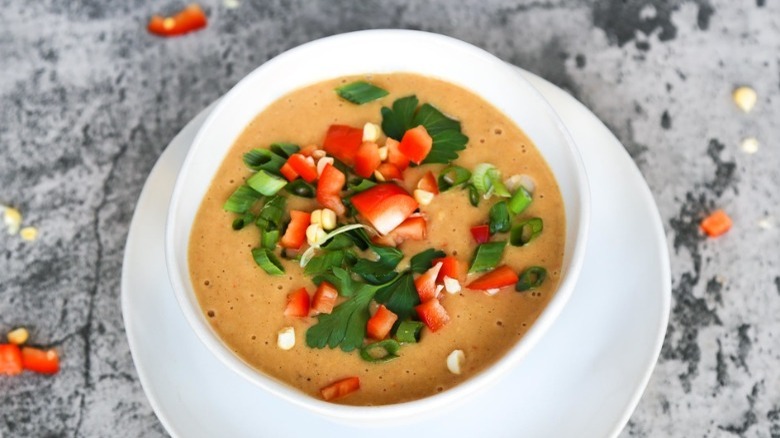 bowl of corn chowder