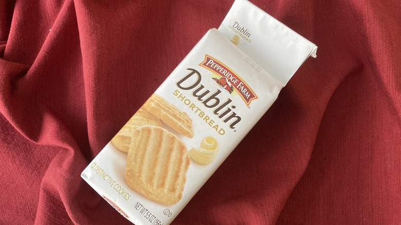 bag of Pepperidge Farms Dublin Shortbread