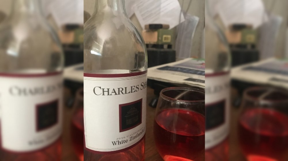 Charles Shaw White Zinfandel from Trader Joe's