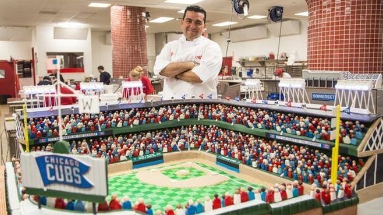 Wrigley Field cake