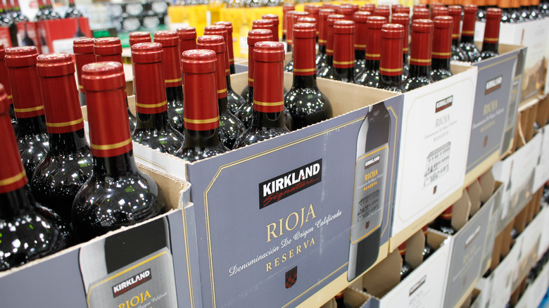 cases of Kirkland Signature Rioja Reserva wine