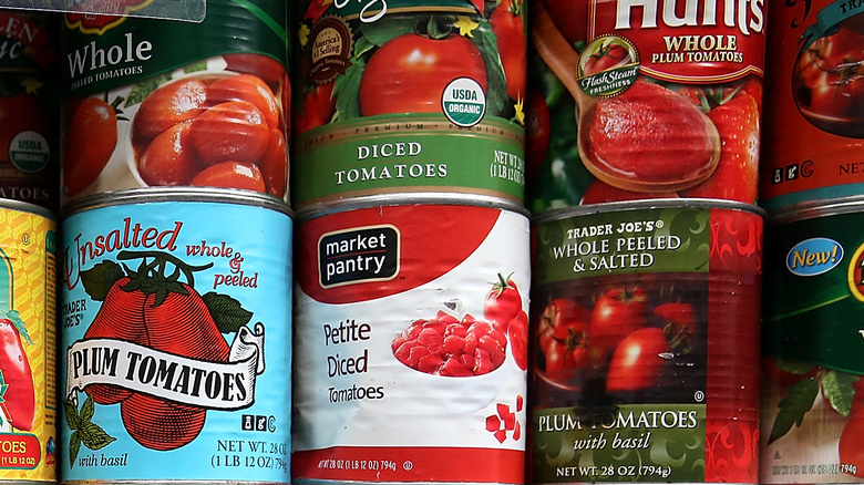 canned tomatoes