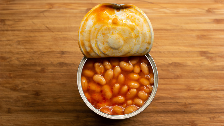 canned baked beans