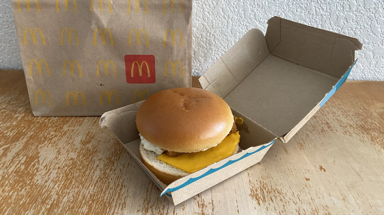 McDonald's Filet-O-Fish with bag