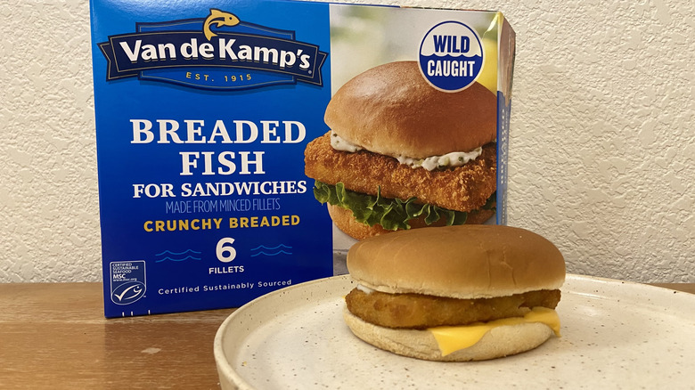 Van de Kamp's breaded fish fillets