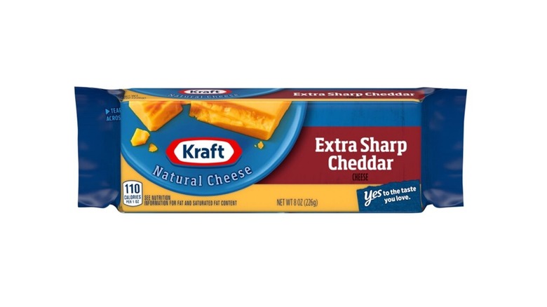 Block of Kraft Extra Sharp Cheddar