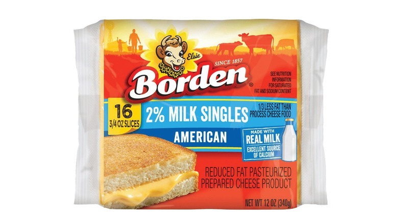 Borden American Cheese product slices