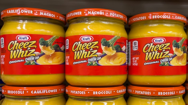 Jars of Cheez Whiz