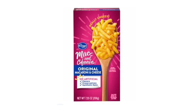 Kroger boxed mac and cheese