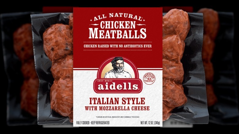 Aidells Italian Style with Mozzarella Cheese Chicken Meatballs