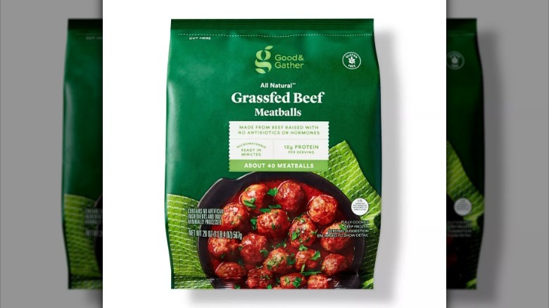 Bag of Good & Gather All Natural Grass fed Beef Meatballs