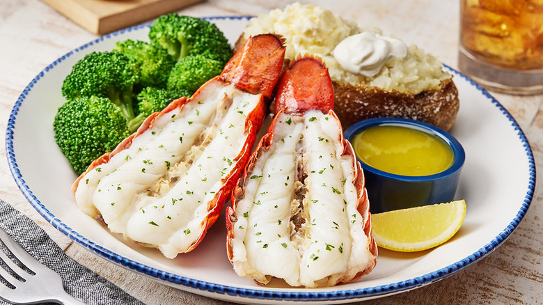 Pair of Red Lobster lobster tails