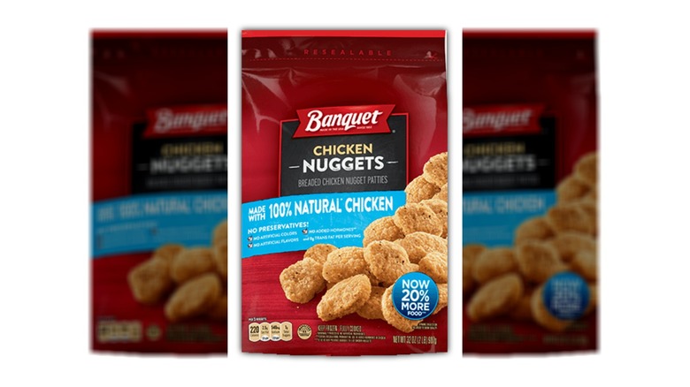 red bag Banquet chicken nuggets