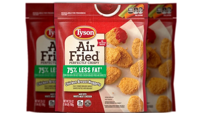 Tyson chicken nuggets bag