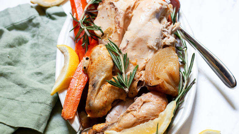 chicken with carrots and lemons