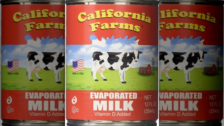 california farms evaporated milk can