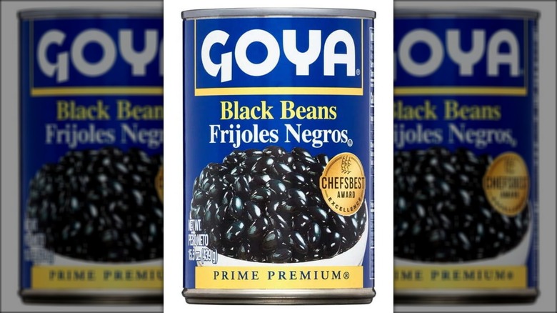 goya black beans can