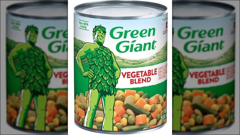 Green Giant Mixed Vegetable can