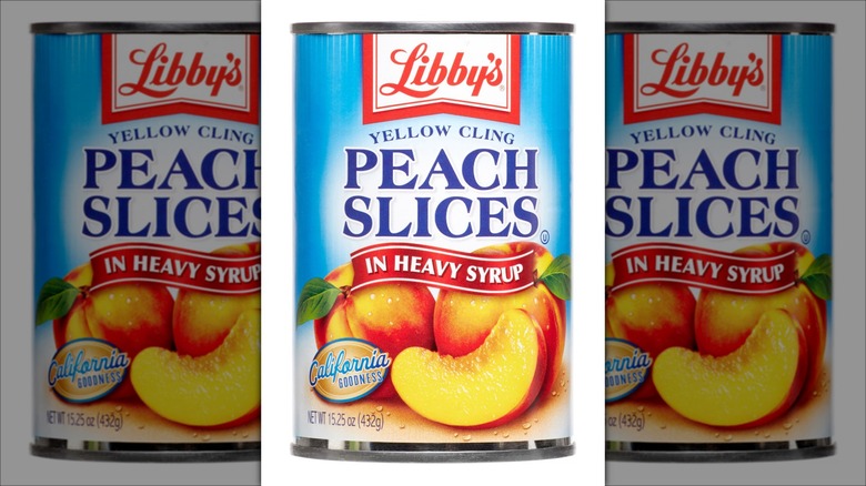 libbys peaches in heavy syrup