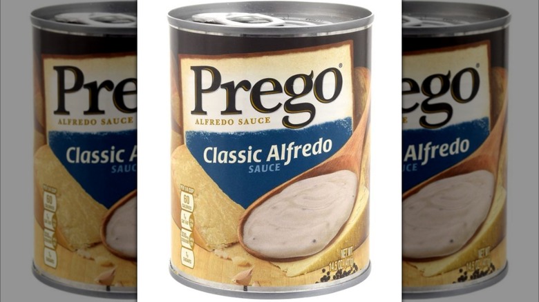 can of prego alfredo sauce