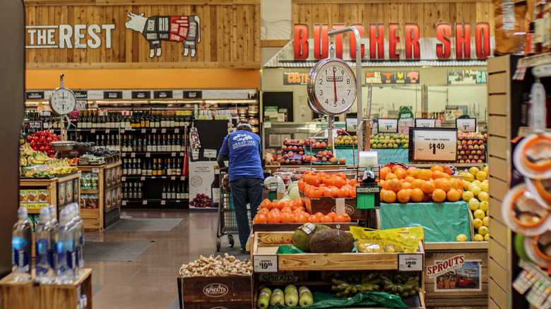 Sprouts produce section