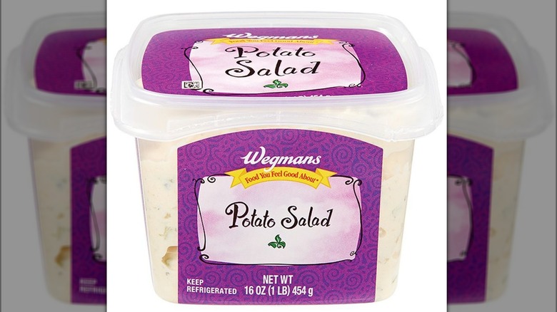 tub of Wegmans potato salad