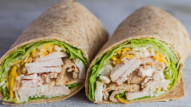 Chicken wrap sandwich