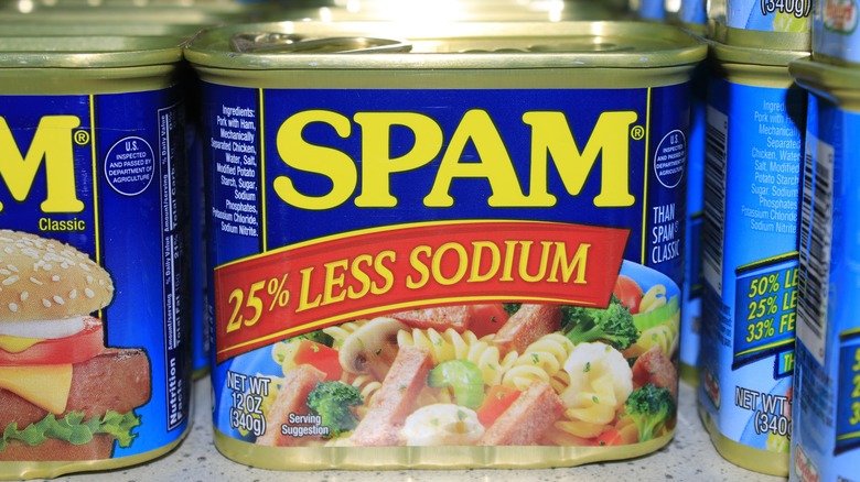 can od Spam, 25% less Sodium