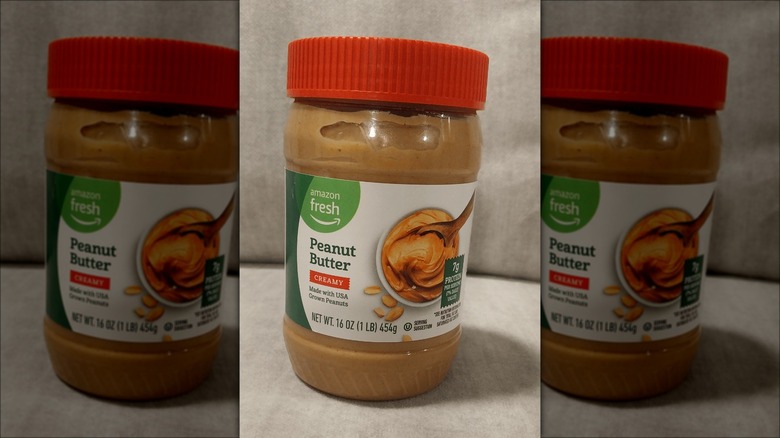 Jar of Amazon peanut butter