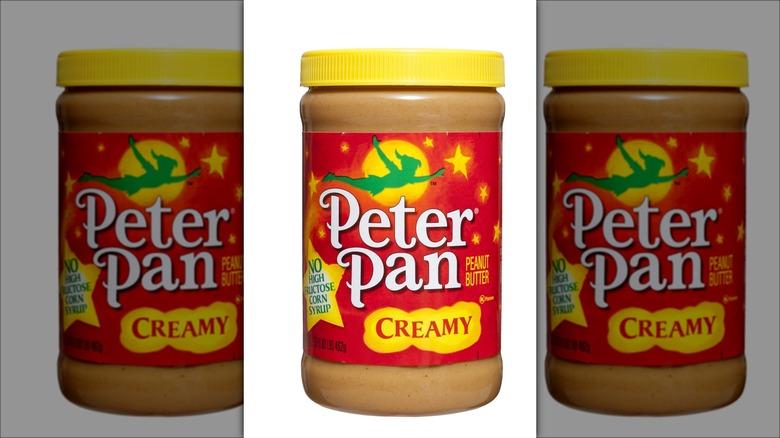 Jar of Peter Pan peanut butter