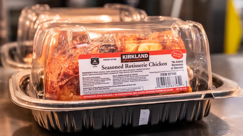 costco rotisserie chicken in package