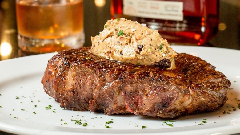 Prime ribeye at Ocean Prime