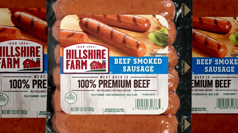 Hillshire Farms Beed Smoked Sausage