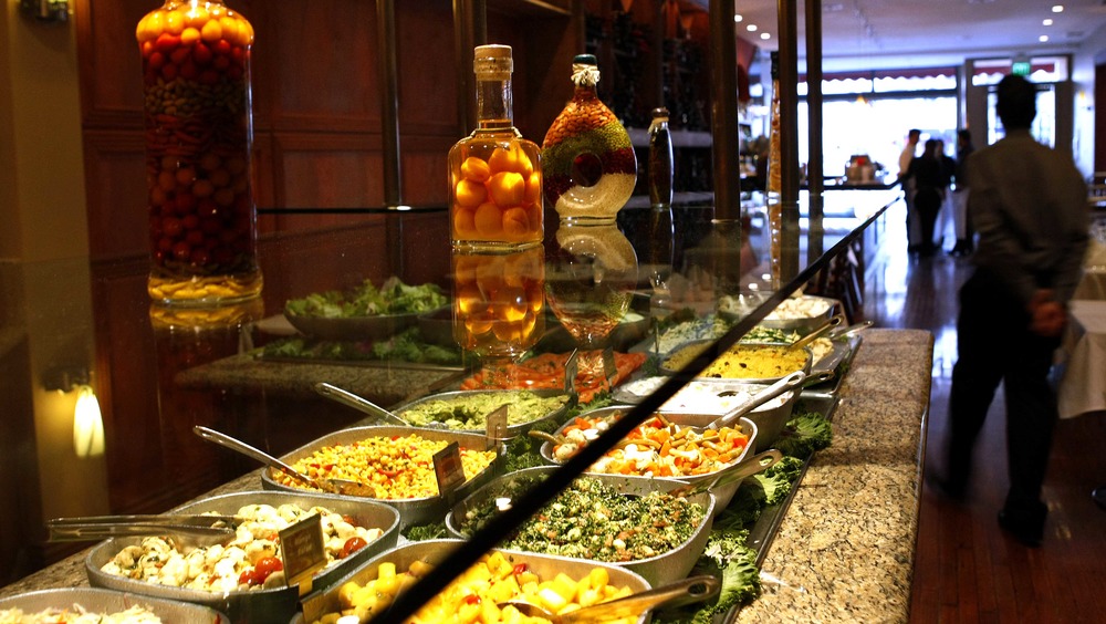 Brazilian steakhouse salad bar