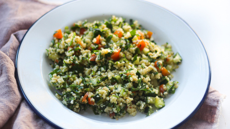 bowl of tabbouleh