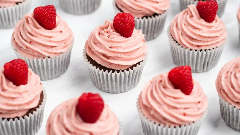 Chocolate Raspberry Cupcakes