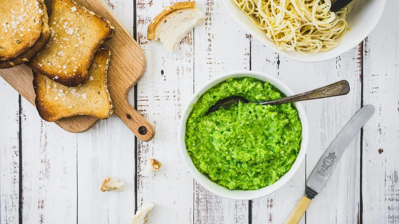 Garlic Scape Pesto