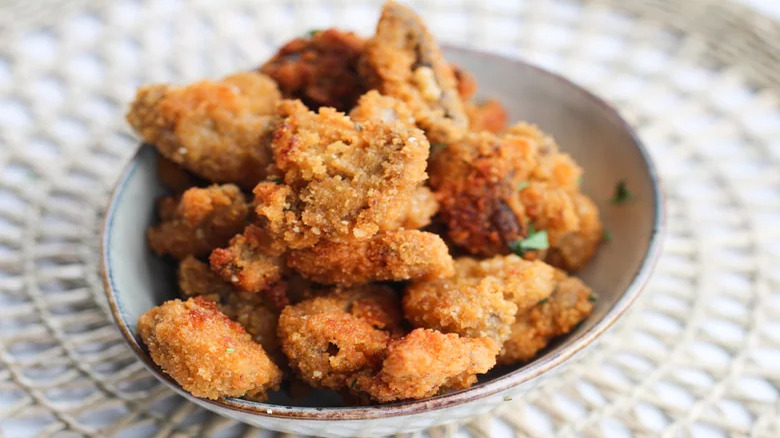 Parmesan Crusted Fried Mushrooms