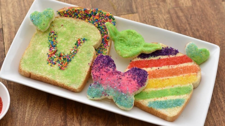 plate of fairy breads