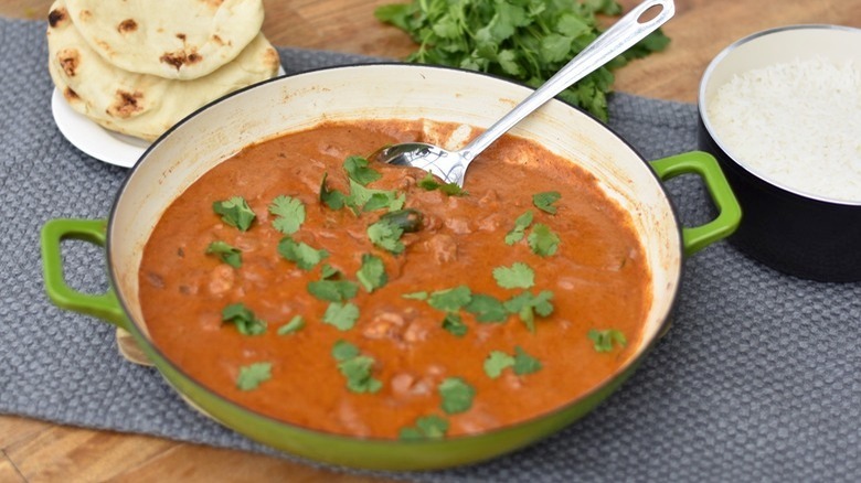 dish of chicken tikka masala