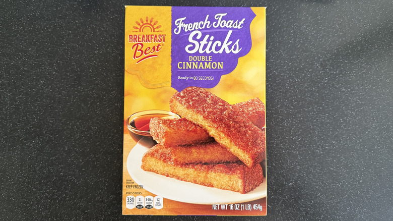 Package of frozen Aldi French Toast Sticks