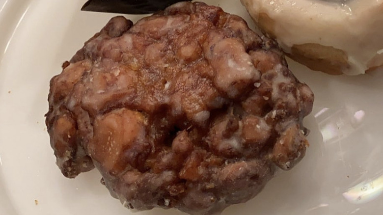 Crispy glazed McDonald's apple fritter